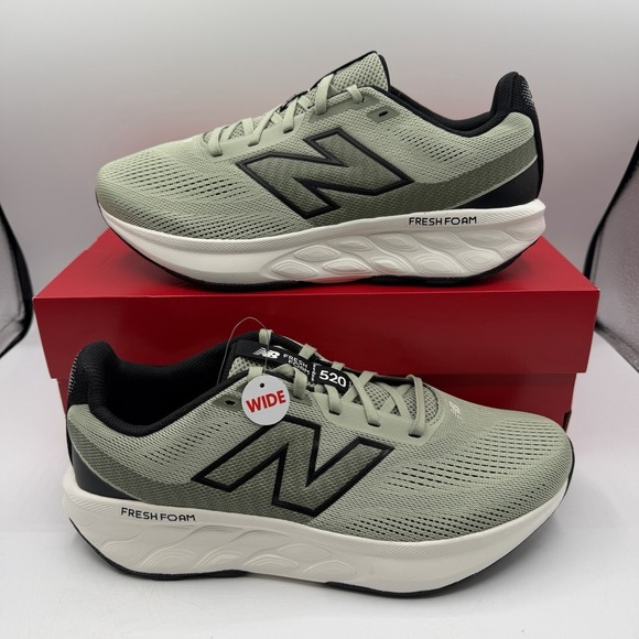 New Balance Fresh Foam 520 V9 Running Shoes Mens Size 11 4E WIDE Green M520CC9